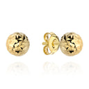Kolczyki kulki super lekkie diamentowane 8 mm pr. 333