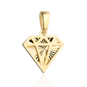 Zawieszka złoty diament