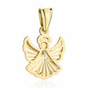 Zawieszka złota diamentowany aniołek pr. 375